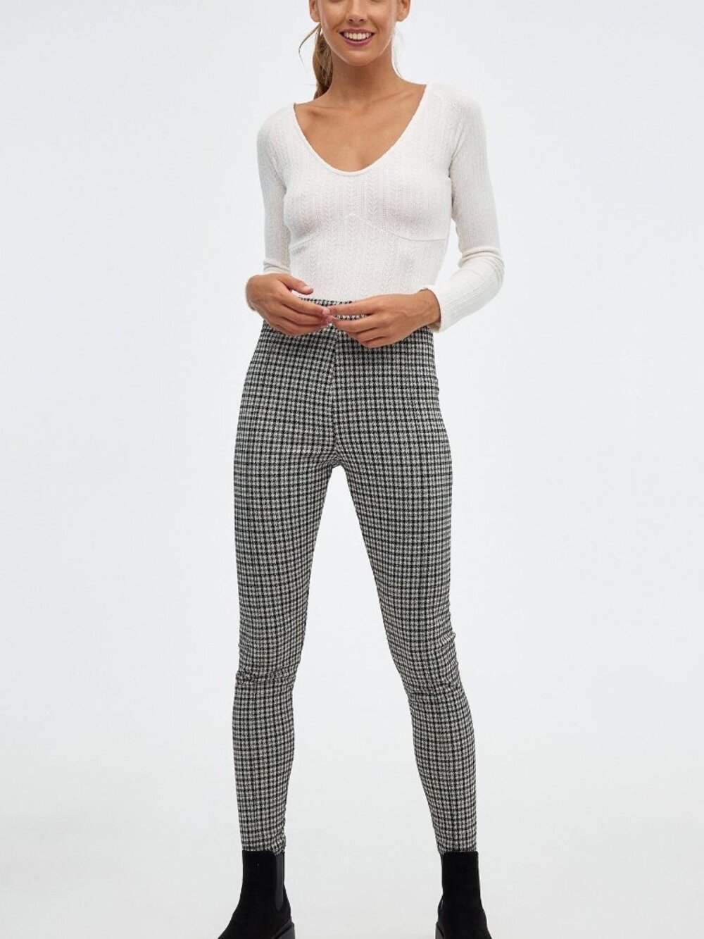 NWT Zara stretch leggings with side zip - Activewear Y2K